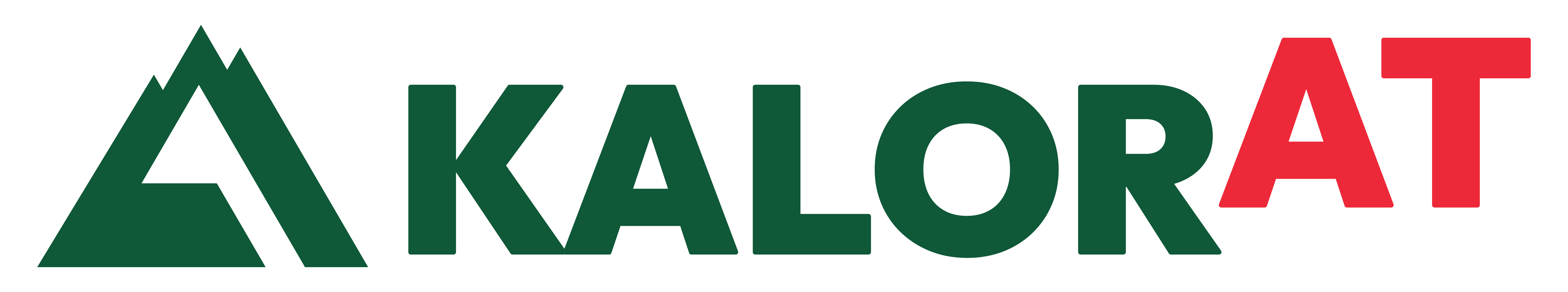 Kalorat text logo in Styrian Forest Green